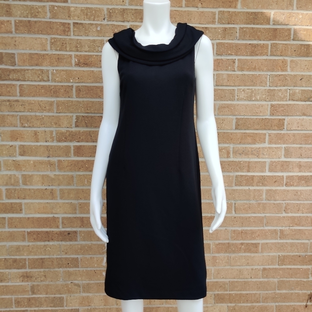 Adrienne Vittadini Black Dress Sz M